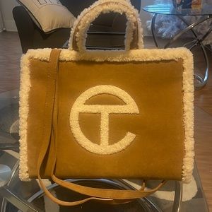 Medium tan UGG edition Telfar bag